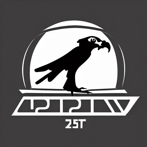 Image similar to a hip and dynamic graphic logo of an osprey