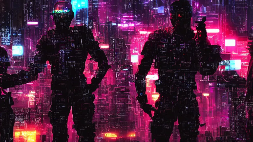 Image similar to black cyberpunk background