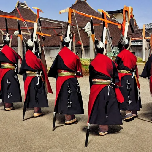 Prompt: royal samurai clan
