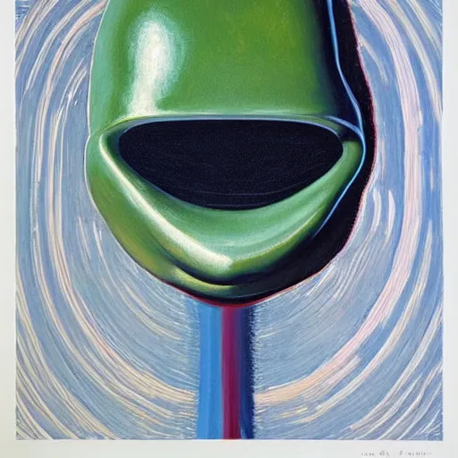 Image similar to alien by wayne thiebaud