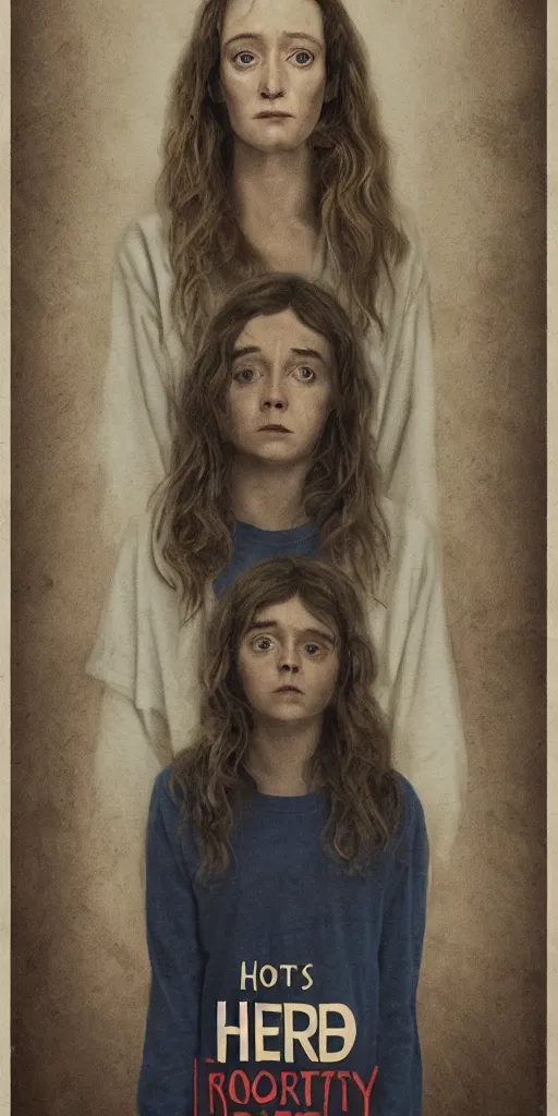 Image similar to poster for Hereditary (2018), movie, horror, art,