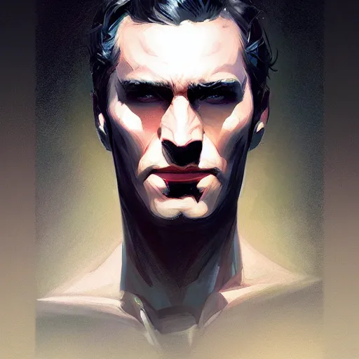 Image similar to batman portrait, dramatic light, lake background, 2 0 0 mm focal length, painted by stanley lau, painted by greg rutkowski, painted by stanley artgerm, digital art, trending on artstation