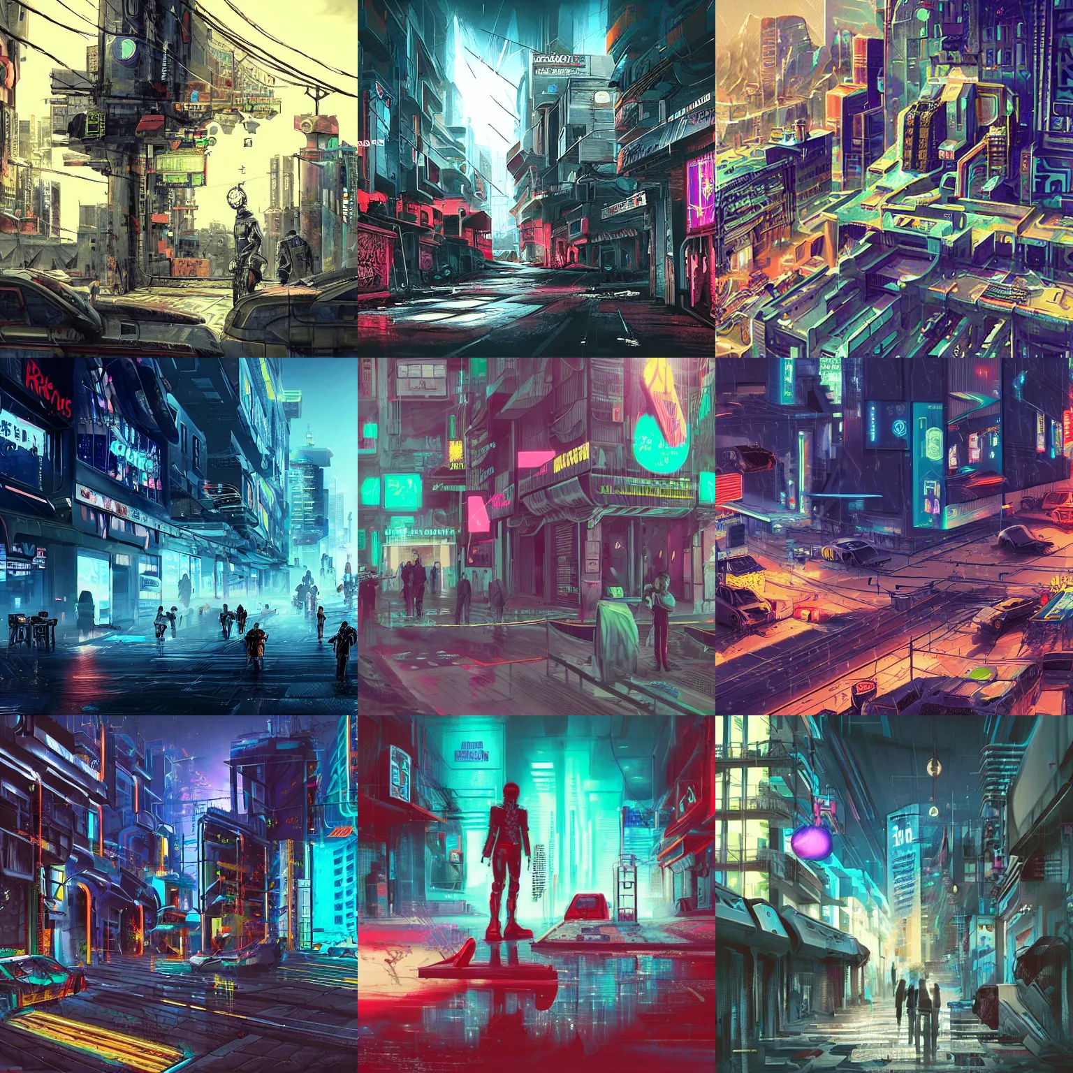 Prompt: kriakos kapakoulak cyberpunk