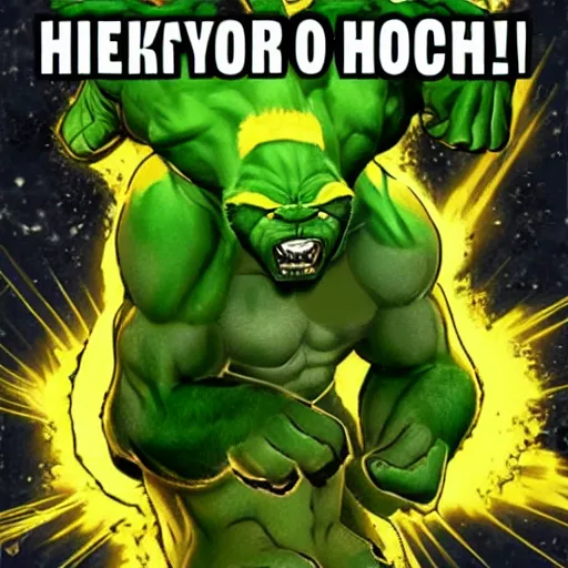 Prompt: dogecoin hulk