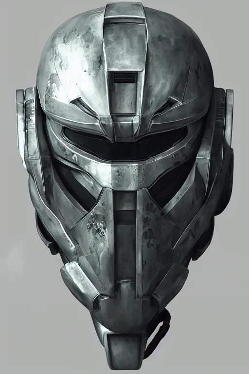 Image similar to robot ninja mask helmet halo master chief radiating a glowing aura global illumination ray tracing hdr fanart arstation by ian pesty and katarzyna da „ bek - chmiel