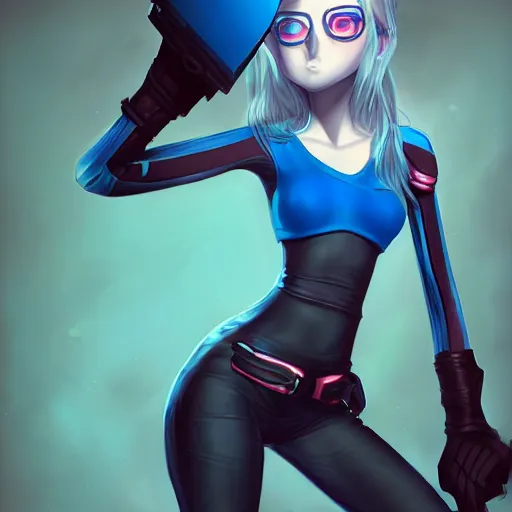 Image similar to a very beautiful young invader zim, full body, long wavy blond hair, sky blue eyes, full round face,, bikini, miniskirt, front shot, highly detailed, cinematic wallpaper by stanley artgerm lau