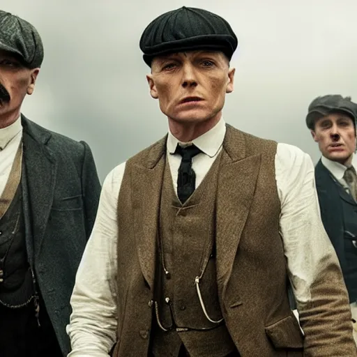 Prompt: a scene from the tv series peaky blinders