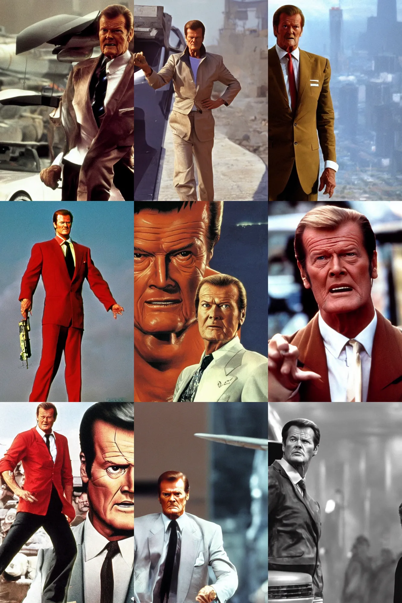 Prompt: roger moore in akira