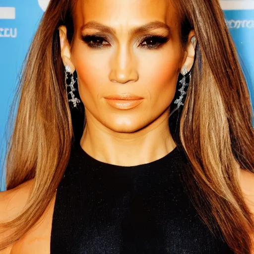 Prompt: jello j - lo, portrait