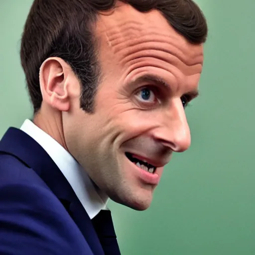 Prompt: Emmanuel Macron in Mario world