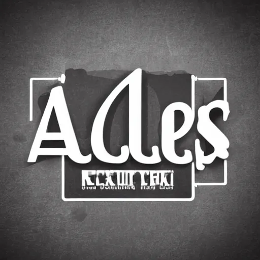 Image similar to logo for aleks papez, vector, typography