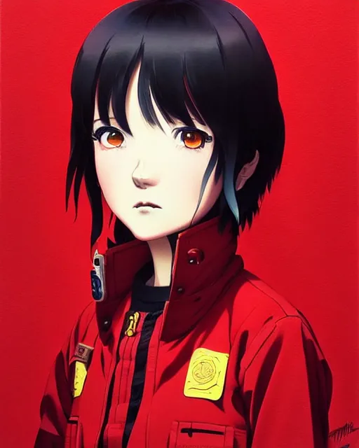 Image similar to fireman | | very very anime!!!, fine - face, audrey plaza, realistic shaded perfect face, fine details. anime. realistic shaded lighting poster by ilya kuvshinov katsuhiro otomo ghost - in - the - shell, magali villeneuve, artgerm, jeremy lipkin and michael garmash and rob rey