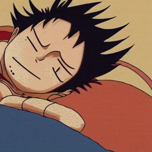 Image similar to luffy sleeping