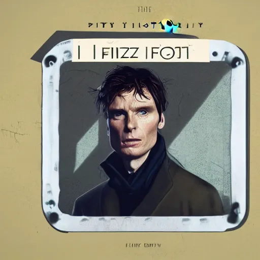 Image similar to Cillian Murphy as Fitz from the Fitz and the Fool books, with Night Eyes the wolf:: hyper realistic, cinematic lighting, photo realism