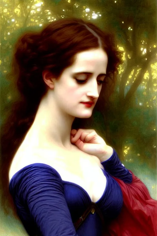 Image similar to eva green fairy, painting by rossetti bouguereau, detailed art, artstation