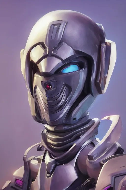 Image similar to epic mask helmet robot ninja portrait stylized as fornite style game design fanart by concept artist gervasio canda, behance hd by jesper ejsing, by rhads, makoto shinkai and lois van baarle, ilya kuvshinov, rossdraws global illumination radiating a glowing aura global illumination ray tracing hdr render in unreal engine 5