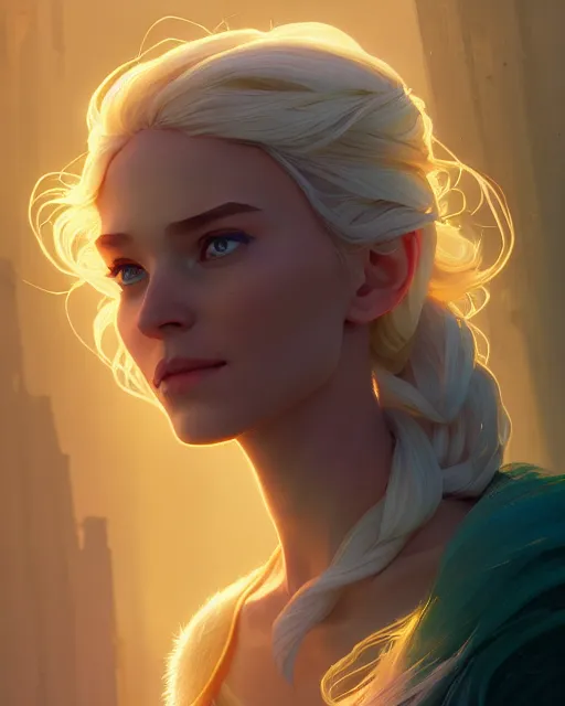 Image similar to elsa, highly detailed vfx portrait, unreal engine, greg rutkowski, loish, rhads, beeple, makoto shinkai and lois van baarle, ilya kuvshinov, rossdraws, tom bagshaw, alphonse mucha, global illumination, detailed and intricate environment