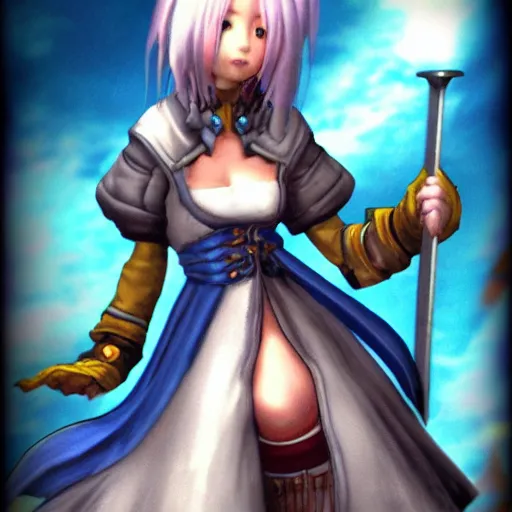 Image similar to vivi ornitier from final fantasy 9,