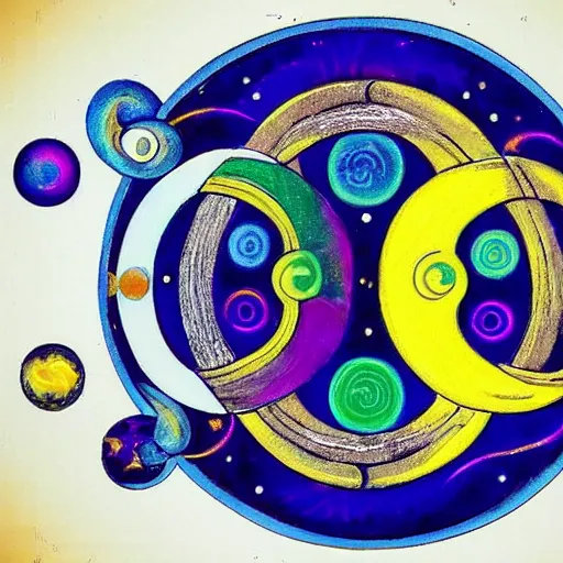 Image similar to Sun, moon, infinity, pisces, yin Yang