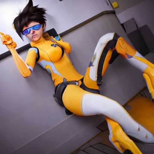 Image similar to b usty tracer from overwatch r 3 4 h entai n s fw p orn p ussy 1 girl trending on rule 3 4