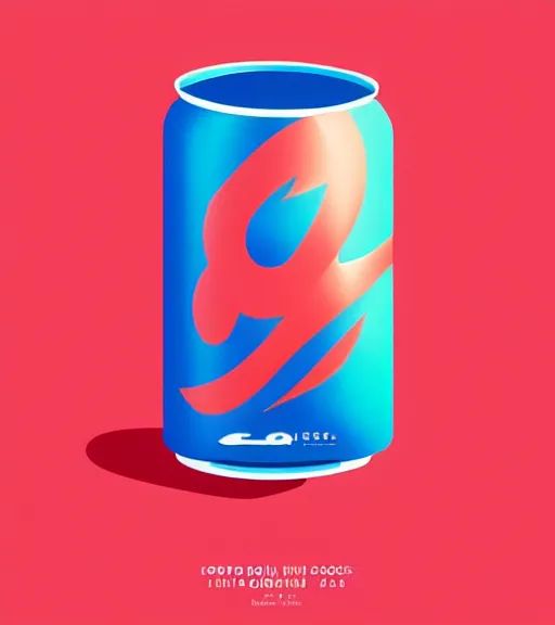 Prompt: icon stylized minimalist soda can, loftis, cory behance hd by jesper ejsing, by rhads, makoto shinkai and lois van baarle, ilya kuvshinov, rossdraws global illumination