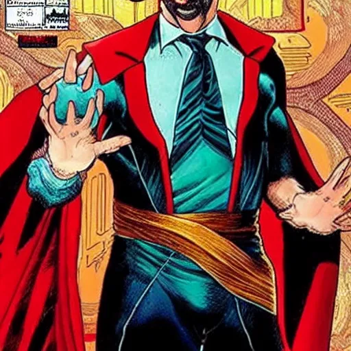 Image similar to Borat as Dr Strange