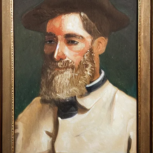 Image similar to painting of a man