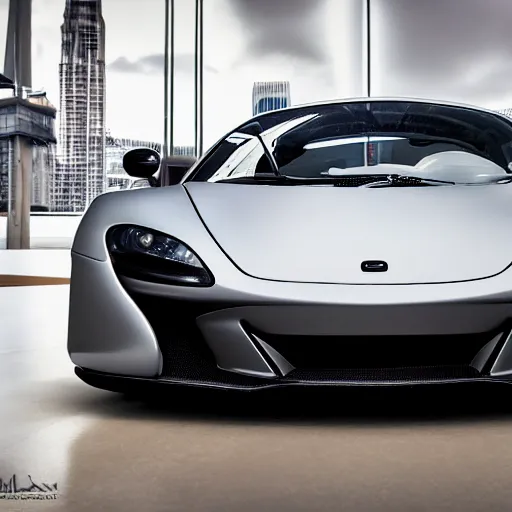 Image similar to a futuristic maclaren, 4 k, high detail, high - resolution photograph, professional photography, ultra - detail