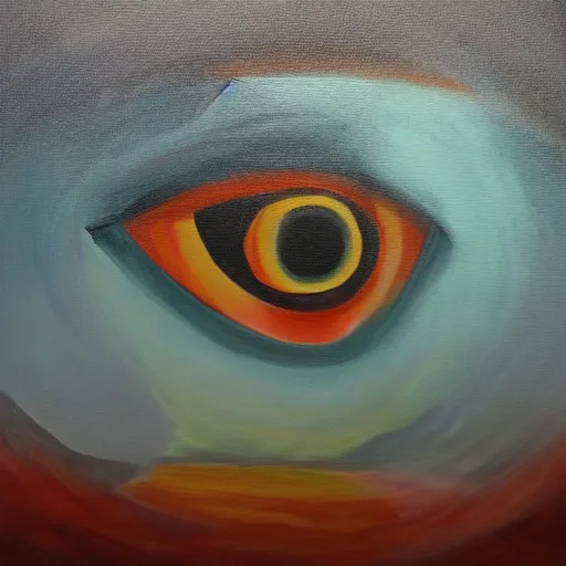 Prompt: The Eye of Providence, oil on canvas