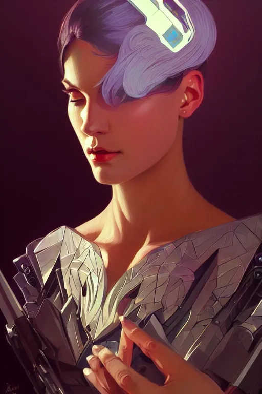 Prompt: a portrait of megatron, fantasy, sharp focus, intricate, elegant, digital painting, artstation, matte, highly detailed, concept art, illustration, ambient lighting, art by ilya kuvshinov, artgerm, alphonse mucha, and greg rutkowski