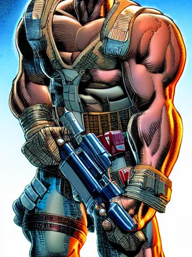 Prompt: cable by rob liefeld, detaield, hyper-detailed