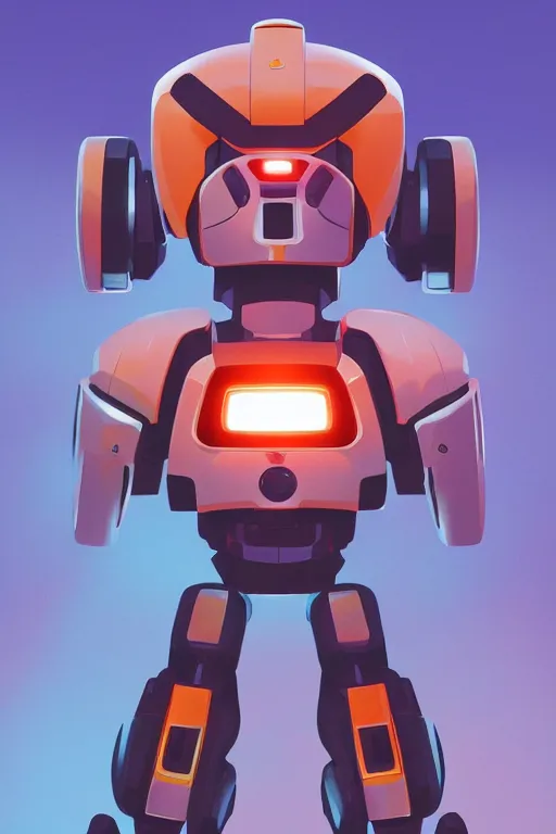 Image similar to metabots medabots medarotto medarot robot minimalist comics helmet mask neon cybereye, behance hd by jesper ejsing, by rhads, makoto shinkai and lois van baarle, ilya kuvshinov, rossdraws global illumination ray tracing hdr radiating a glowing aura