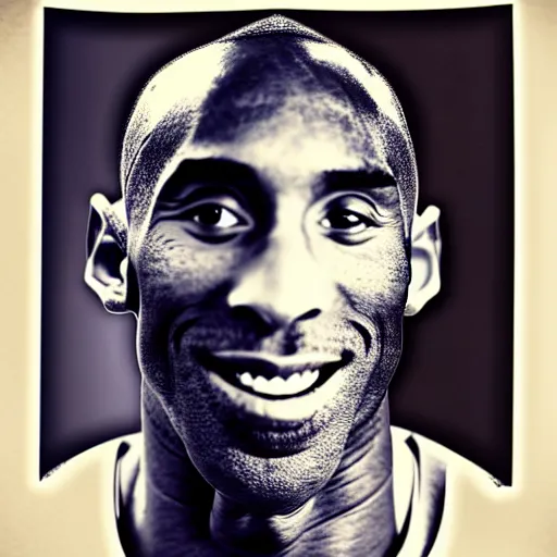 Prompt: portrait of kobe bryant, wrinkled, in his 7 0 s. photograph