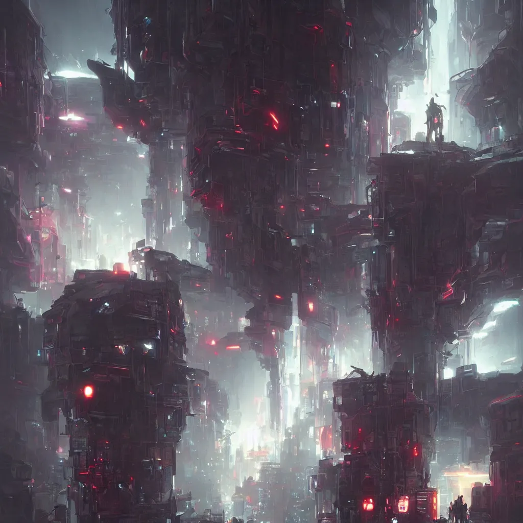 Image similar to cyber punk, by greg rutkowski,