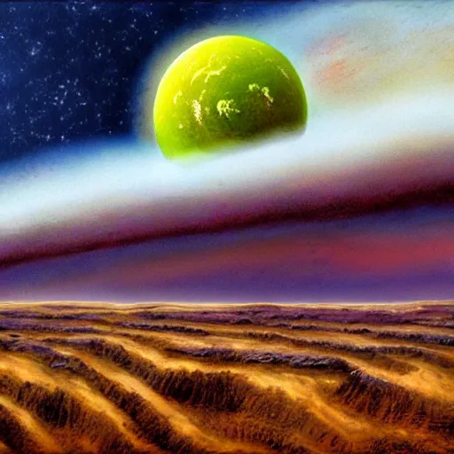 Image similar to landscape of an alien planet