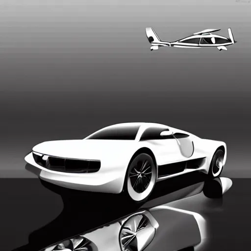 Image similar to luxury flying car ad from the future, artstation