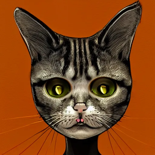 Image similar to Schrodinger cat, quantum mechanics, Surrealism, highly detailed, smooth, artstation, digital illustration