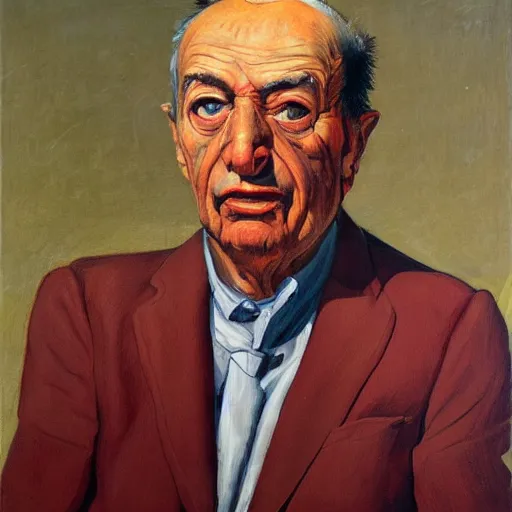 Prompt: portrait of durao barroso, painting by paula rego, high detail, high resolution