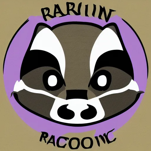 Image similar to purple raccoon logo