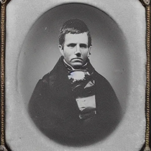 Image similar to daguerreotype portrait of gzuz, very detailed, very intricate,