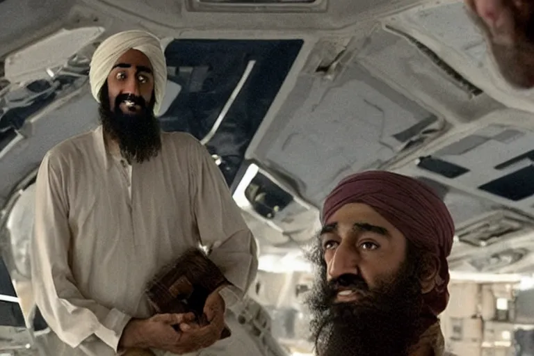 Image similar to Osama Bin Laden in interstellar