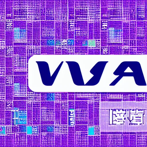 Image similar to visa card logo with japanese characters, vaporwave mallsoft aesthetic