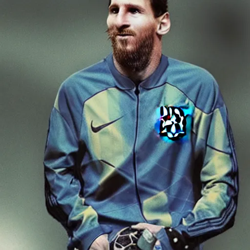 Image similar to messi wearing h. e. v suit from half - life
