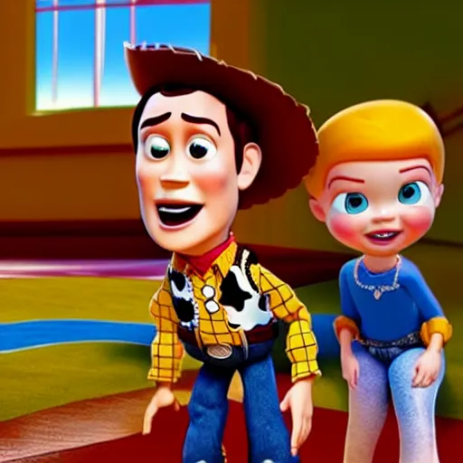 Image similar to hyper child with overactive imagination receiving behavioral therapy. wildchild boy with therapist. behavior correction. CGI graphics IN THE STYLE OF Toy Story 2 (1999). DreamWorks graphics. 3d