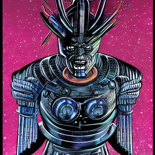 Image similar to Galactus in the style of H. R. Giger