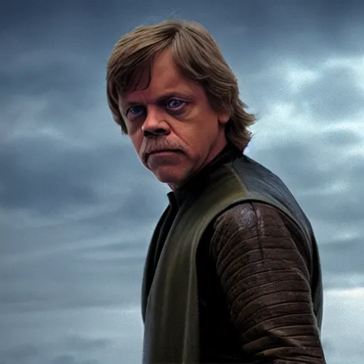 young mark hamill as luke skywalker, cinematic, 8k, Stable Diffusion