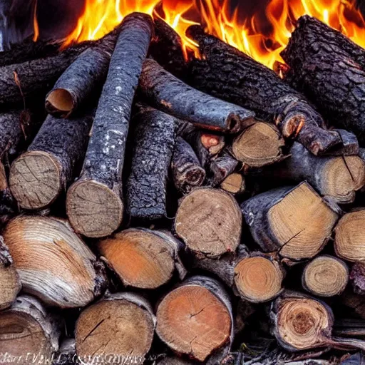 Prompt: the logs burn slower here