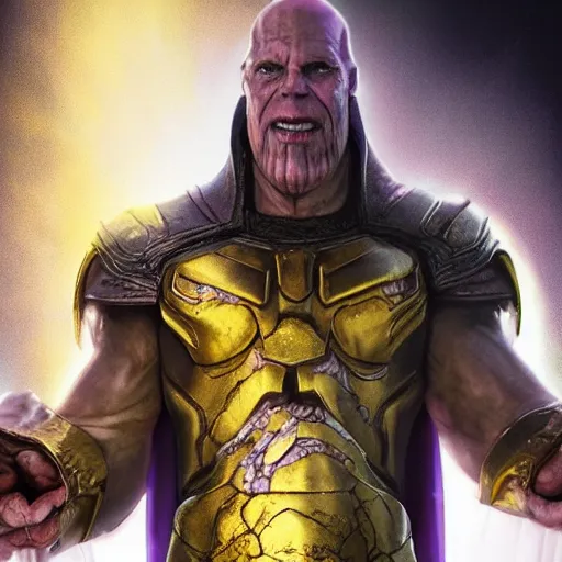 Prompt: ( pope ) thanos!!, purple skin, josh brolin, realistic, highly detailed