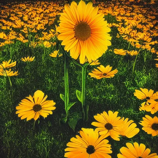 Prompt: flowers of the sun, realistic, photo studio, HDR, 8k, trending on Instagram