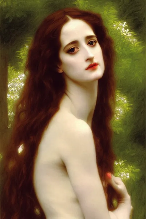 Image similar to eva green fairy, painting by rossetti bouguereau, detailed art, artstation